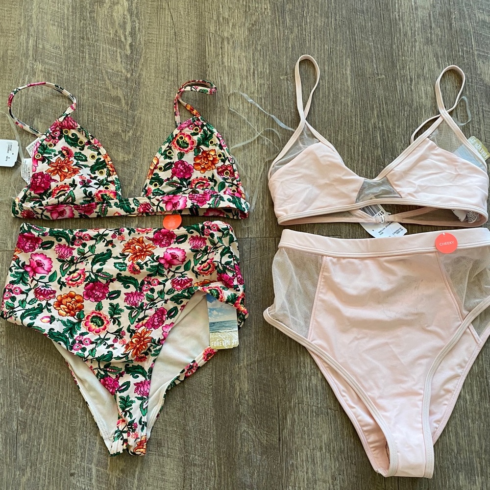 High waisted Bikini Set of 2
